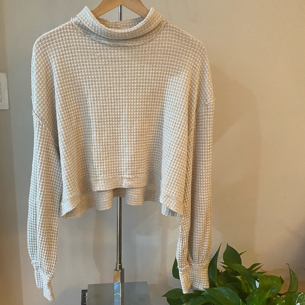 Free People Cropped Sweater